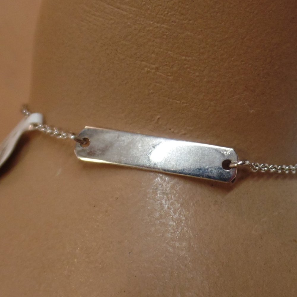 Giani Bernini 9.25 Sterling Silver Bar Bracelet Adjustable Sizing BNWT $90.00 - Picture 8 of 10